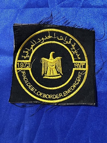 Iraqi Boarder Guards Cloth Sew on Sleeve Patch 2 Pc.