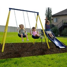 sportspower big ridge metal swing set