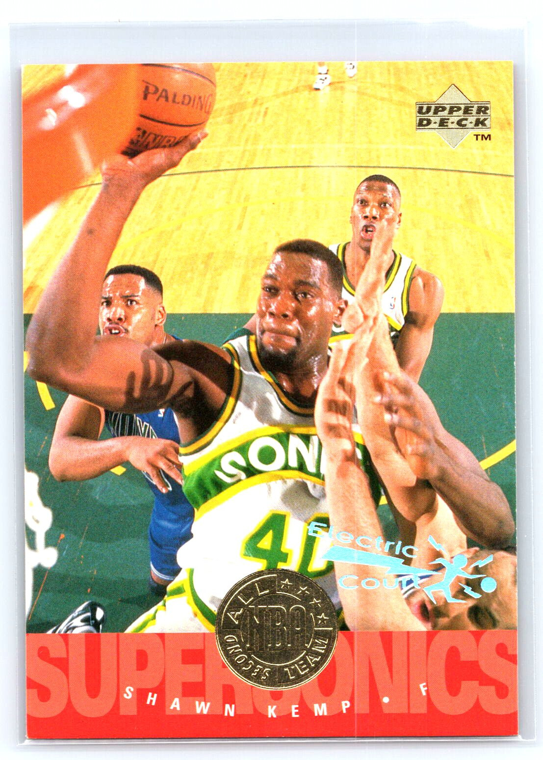 Shawn Kemp 1995-96 Upper Deck Electric Court #172