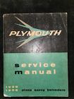 1955 1956 Plymouth Shop Service Manual Plaza Savoy Belvedere (For: Plymouth)