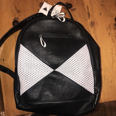 Poverty Flats Womens Backpack Brand New With Tags White Trim  display picture 2