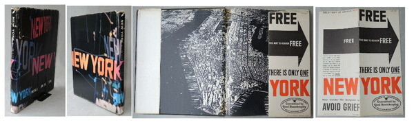 WILLIAM KLEIN - NEW YORK 1956 1ST EDITION WITH JACKET & BROCHURE