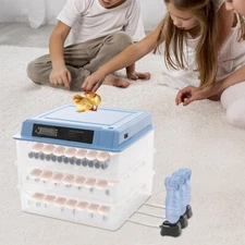 192 Egg Automatic Eggs Incubator Poultry Hatcher Digital Egg Incubating Machine