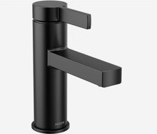 Moen Beric Matte Black One-Handle Single Hole Bathroom Faucet 84774BL