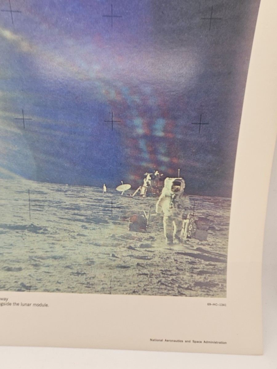 1969 Apollo 12 NASA Commemorative Photo Astronaut Experiment