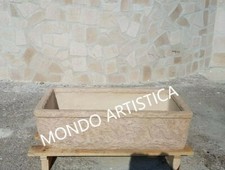 LAVELLO LAVANDINO LAVABO IN CEMENTO MARMO PIETRA DA ESTERNO CUCINA PER GIARDINO