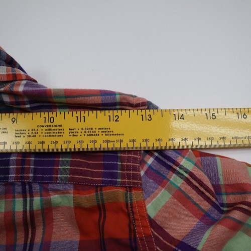 Polo Ralph Lauren Plaid Striped Long Sleeve Dress Shirt Boys Size 7 Vintage - Picture 5 of 7