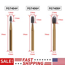 Dental Tungsten Carbide Burs Trimming Finishing Egg Football FG 7404/7406/7408
