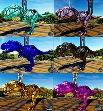 🦖ARK Survival Ascended Tek Rex Solid Colors PVE PS5/XBOX/PC