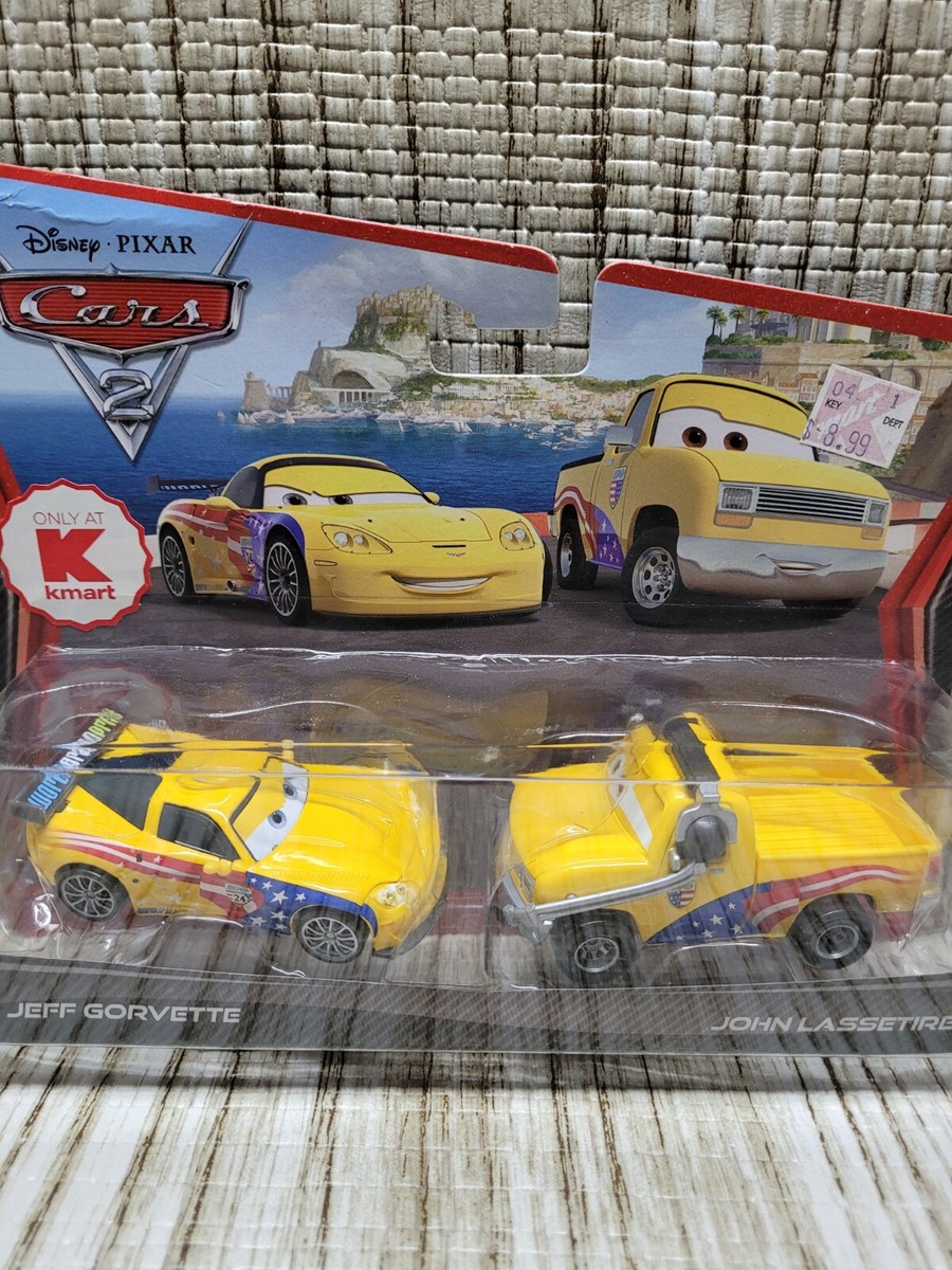 Disney Pixar Cars JEFF GORVETTE & JOHN LASSETIRE | eBay