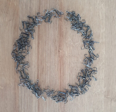 120 x Drillingshaken Set 2 Angelhaken Triple Black Barbed Small Medium NEU