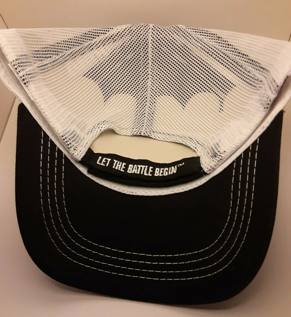 new with tag Penn reels Fishing boating black white mesh trucker Hat Cap