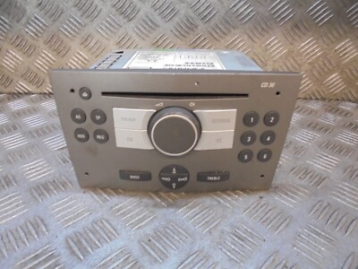 VAUXHALL ASTRA 2006 1.4 PETROL MK5 5DR RADIO STEREO CD PLAYER 13190856