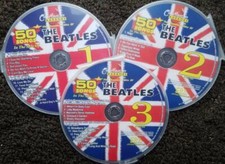 BEATLES 3 CDG KARAOKE DISCS 50 SONGS MUSIC CD G SING OLDIES ROCK CHARTBUSTER