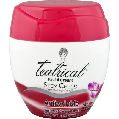 TEATRICAL Anti-Wrinkle Cream Stem Cells, Floral, 3.5 Ounce