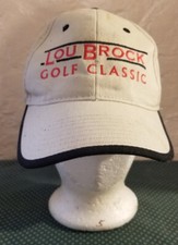Lou Brock Golf Classic Lindenwood Athletics Hat Cap Beige Strapback Embroidered