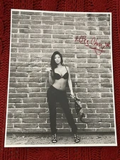 MISS CHENG Signed Photograph 8x10” Black and White MC w/ Proof