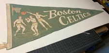 Amazing Vintage Boston Celtics Basketball Pennant!!!
