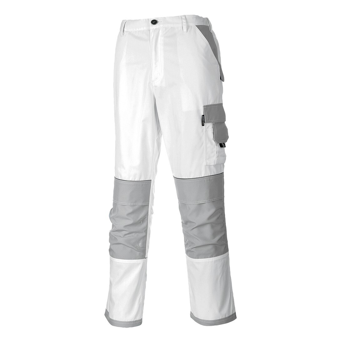 Atomic Workwear Dos Tonos Yeso/Pintor Pantalón con Bolsillos para Rodilleras