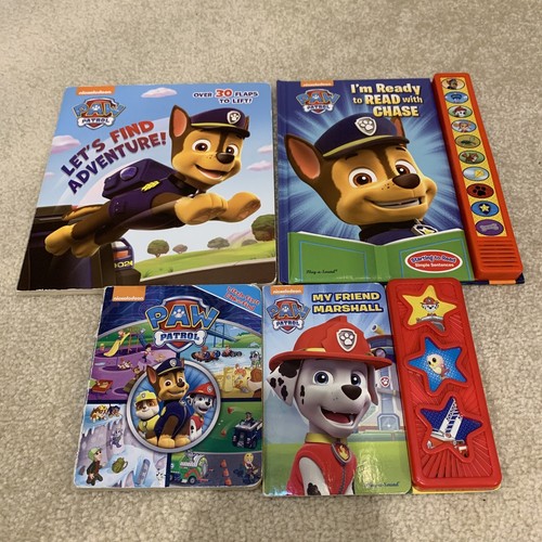 Paw Patrol Lot 4 Toddler Story Sound Look Book Ready Read Chase Friend Marshall - Bild 1 von 24