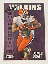 2019 Sage Hit Football #25 - Christian Wilkins RC - Clemson Tigers