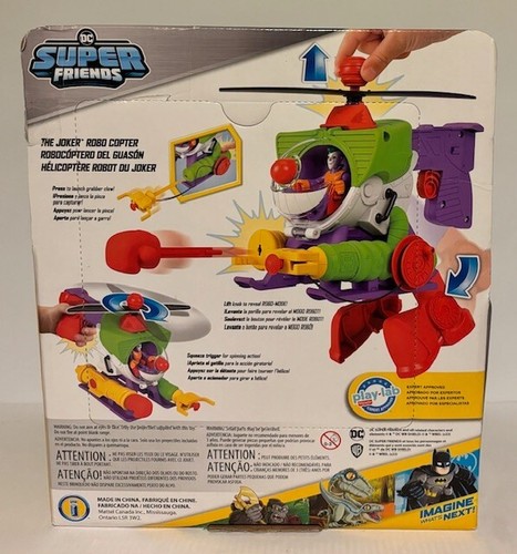 Imaginext DC Super Friends Joker robot helicóptero Batman ¡NUEVO! - Imagen 2 de 2