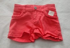 NWT Baby Gap Girls Coral Shorts 18-24 Months