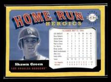 2004 Upper Deck Play Ball Shawn Green Home Run Heroics LA Dodgers FX1839