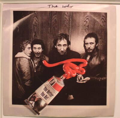 Rock Picture Sleeve Nm! 45 The Who - The Quiet One / Face Dances On Wb