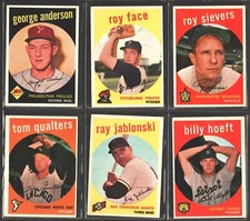 1959 Topps Baseball Pick A Card - #250-572  Flat Rate Shipping!