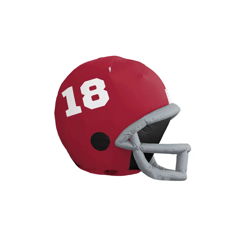 Casco inflable Alabama Crimson Tide Logo Marcas Licencia Oficial NCAA 4' Foto 3 de 4