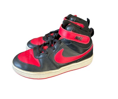 Nike Court Borough Mid 2 Td Trainers Child Black Red High Top Trainers Size 3 Y Ebay Nike Court Borough Mid 2 Td Trainers Child Black Red High Top Trainers Size 3 Y Ebay