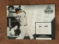 2003 Donruss Champions Paul Konerko Patch /200 White Sox HOF