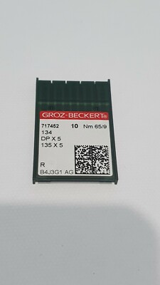 GROZ-BECKERT INDUSTRIENÄHMASCHINENNADELN DP X 5 GRÖSSE 65/9 DICKER SCHAFT