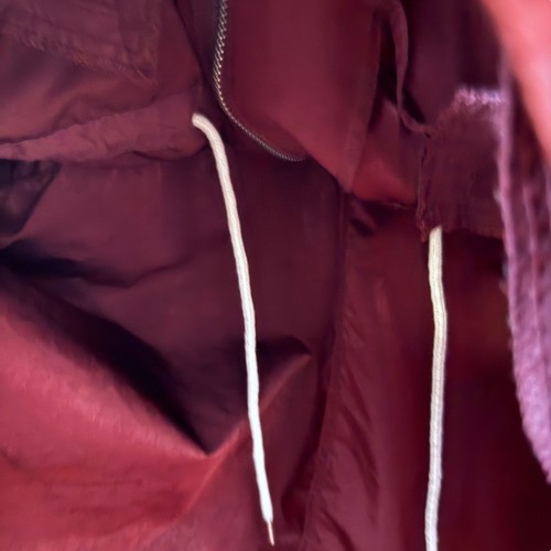 OLD NAVY Womens Hooded Utility Jacket XXL Windbreaker Anorak Coat Burgundy Red - Picture 8 of 9