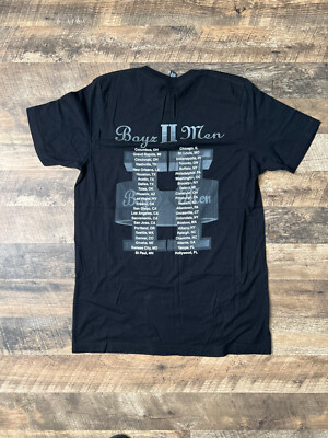 Boyz II Men 2017 Total Package Tour Concert Shirt 2XL Double Sided