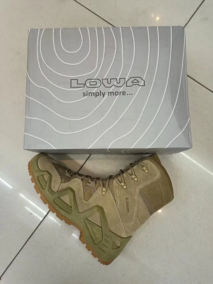 Waterproof Hiking Ultra-light Combat High Hiking Shoes Breathable Desert Boots - Image 3 of 4