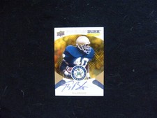 2017 TONY BROOKS UPPER DECK NOTRE DAME AUTO CARD - '88 NATL. CHAMPS