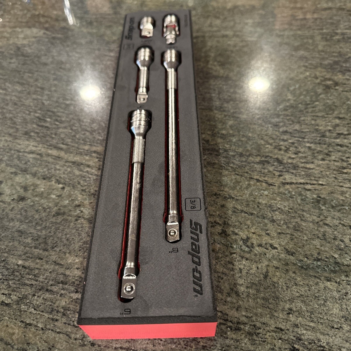 snap on 205afxafr 5pc extension accessory foam set 3/8 drive | eBay