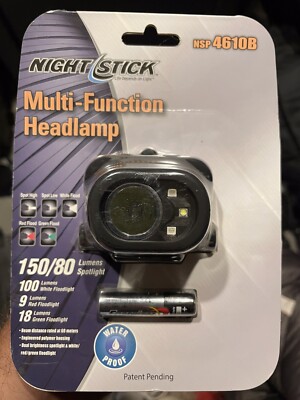 Nightstick NSP-4610B Multi-Function Headlamp, Black