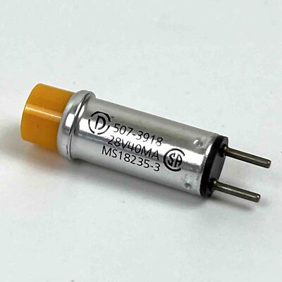 DIALCO 507-3918 Kontrolllampe Orange 28V 40MA, MS18235-3 (VE 5Stk.), unused