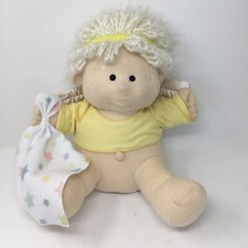BLANKY BABY DOLL 12" SOFT TOY CONCEPTS YELLOW STUFFED ANIMAL PLUSH ANGEL PUPPET