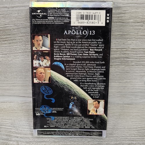 Factory Sealed VHS Lot Apollo 13 Young Frankenstein West Side Story Video Tapes - Picture 6 of 12