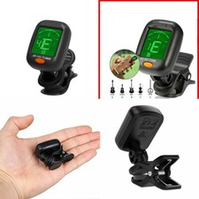 LCD Clip On Chromatic Acoustic Electric Guitar Bass Ukulele Banjo Violin Tuner