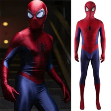 Upgraded PS5 Spider-Man Jumpsuit Cosplay Costume Bodysuit Halloween Adult Kids