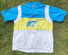 vtg 80s Official NIKE CYCLING SHIRT Rare Vintage USA made Jersey Bike Bicycle