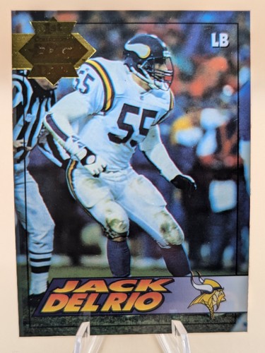 1994 Collector's Edge 1st Day Jack Del Rio football Gold card #121 ...