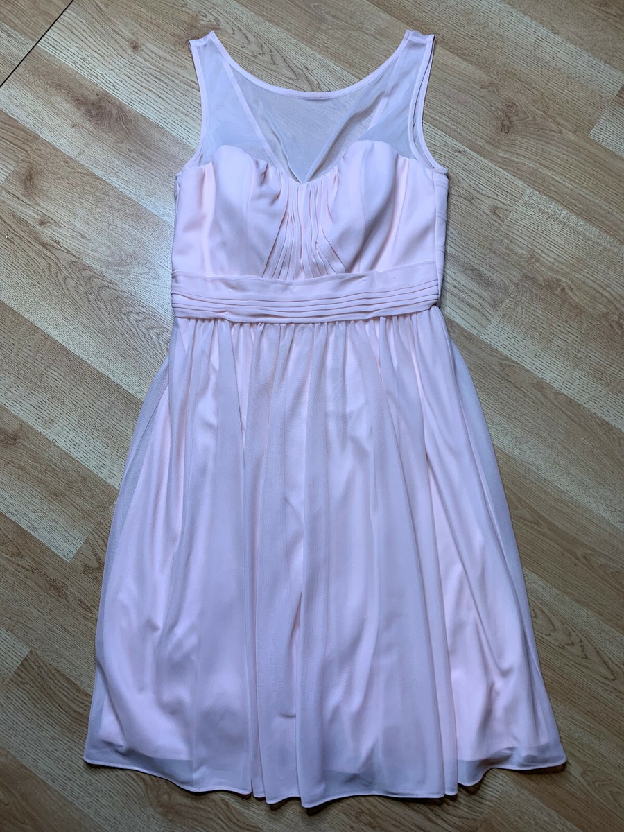 Davids Bridal Pink Bridesmaid Dress Size