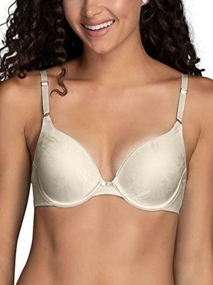 Vanity Fair womens Ego Boost (+1 Cup Size) Push Up Bra, Sweet Cream, 34A US