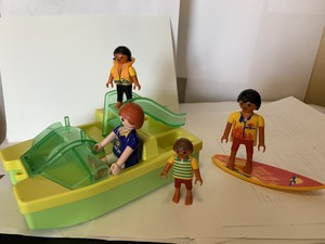 playmobil paddle boat